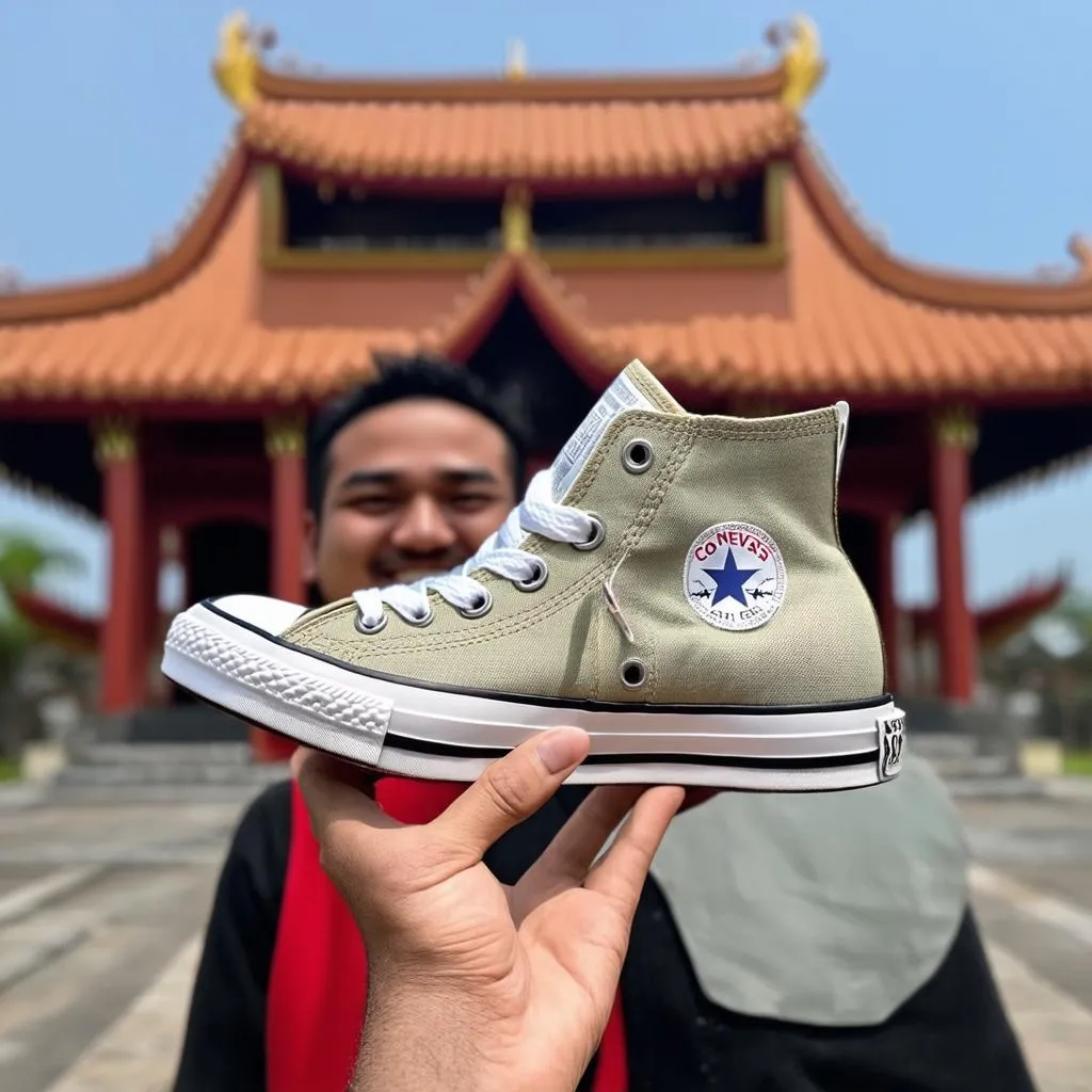 Keo dán giày Converse - lưu ý tâm linh