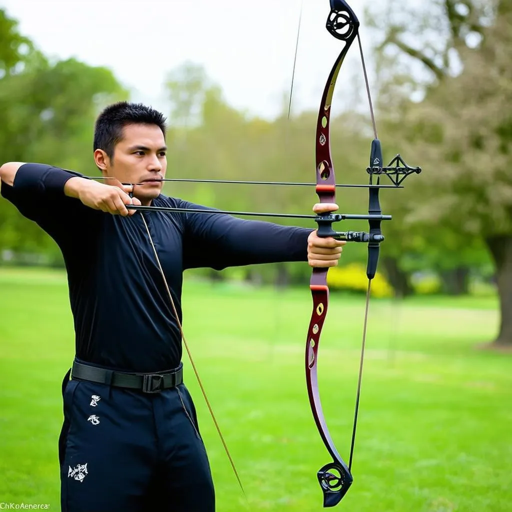 Bộ cung tên thể thao thế vận hội: Cung Recurve