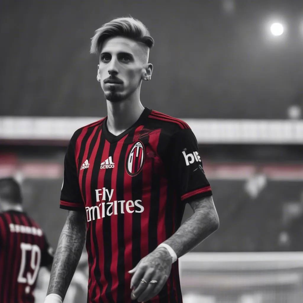 Cầu thủ số 7 của AC Milan - Samu Castillejo