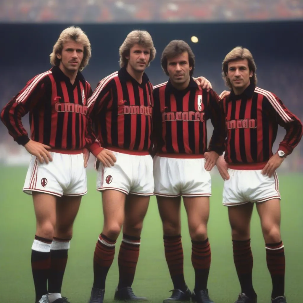 Bộ ba Hà Lan - Huyền thoại AC Milan thập niên 80