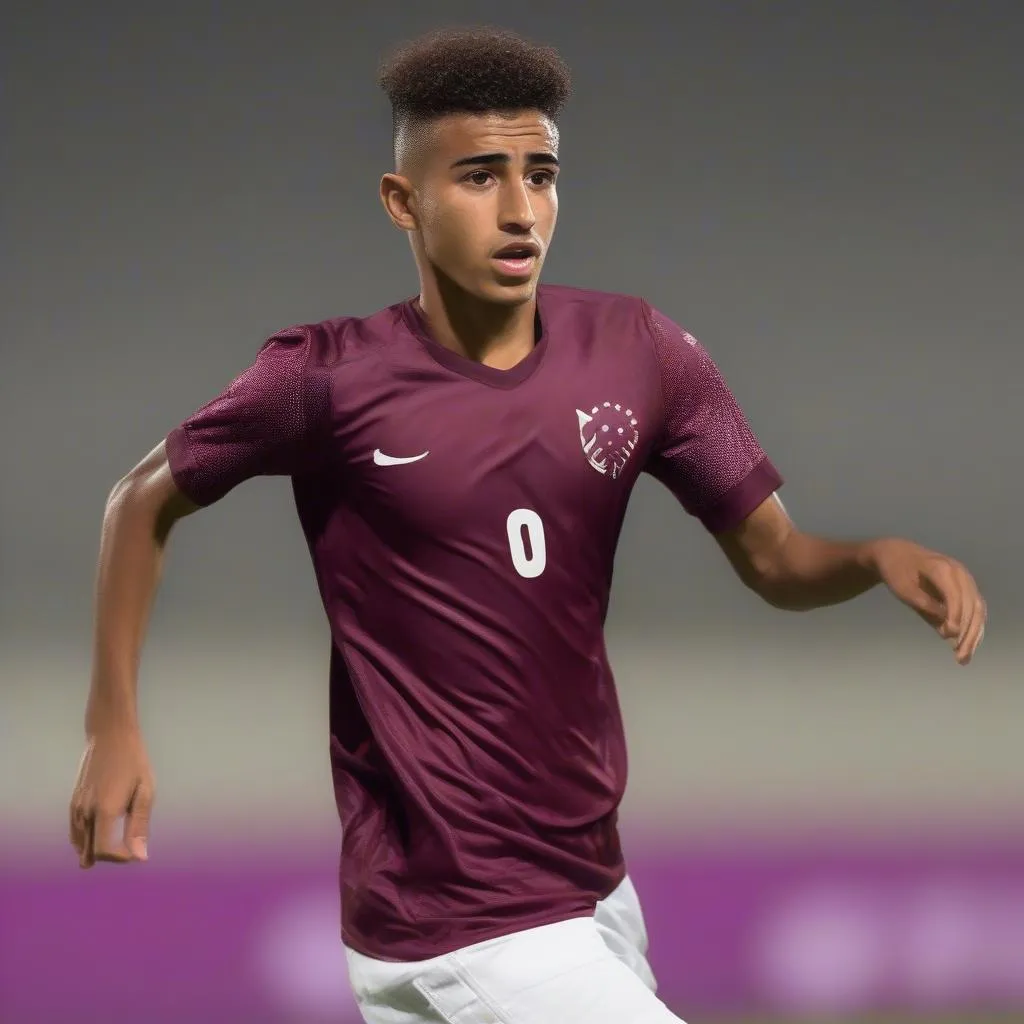 Akram Afif - cầu thủ U23 Qatar