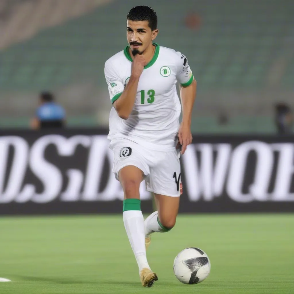 Cầu thủ Baghdad Bounedjah của Al Sadd