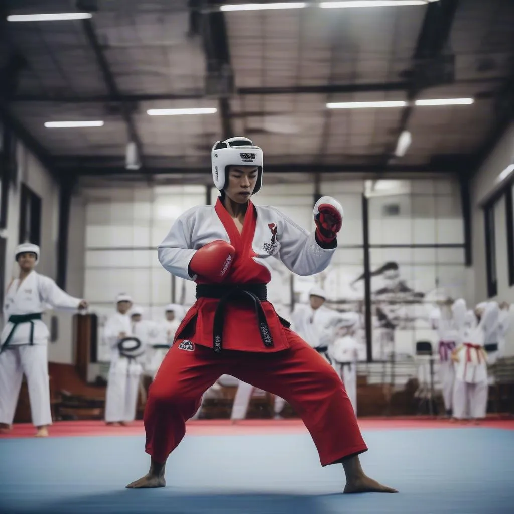 Âm nhạc và bầu không khí tập luyện Taekwondo Việt Nam