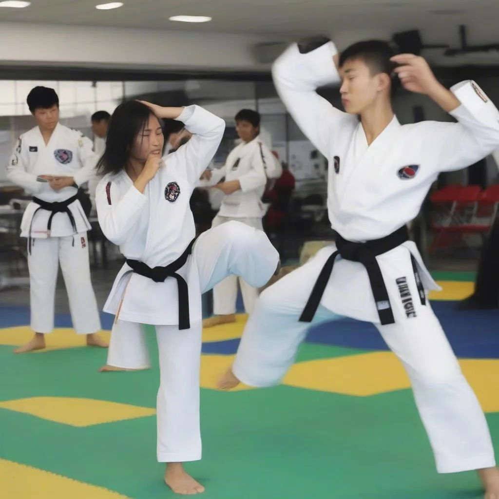 Âm nhạc và phản ứng trong Taekwondo Việt Nam