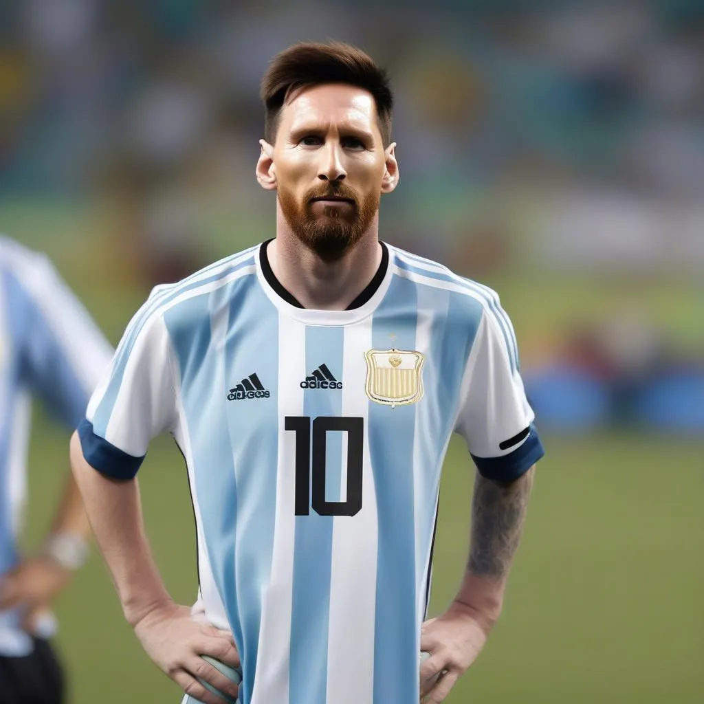 Áo Đội Tuyển Argentina Lionel Messi 