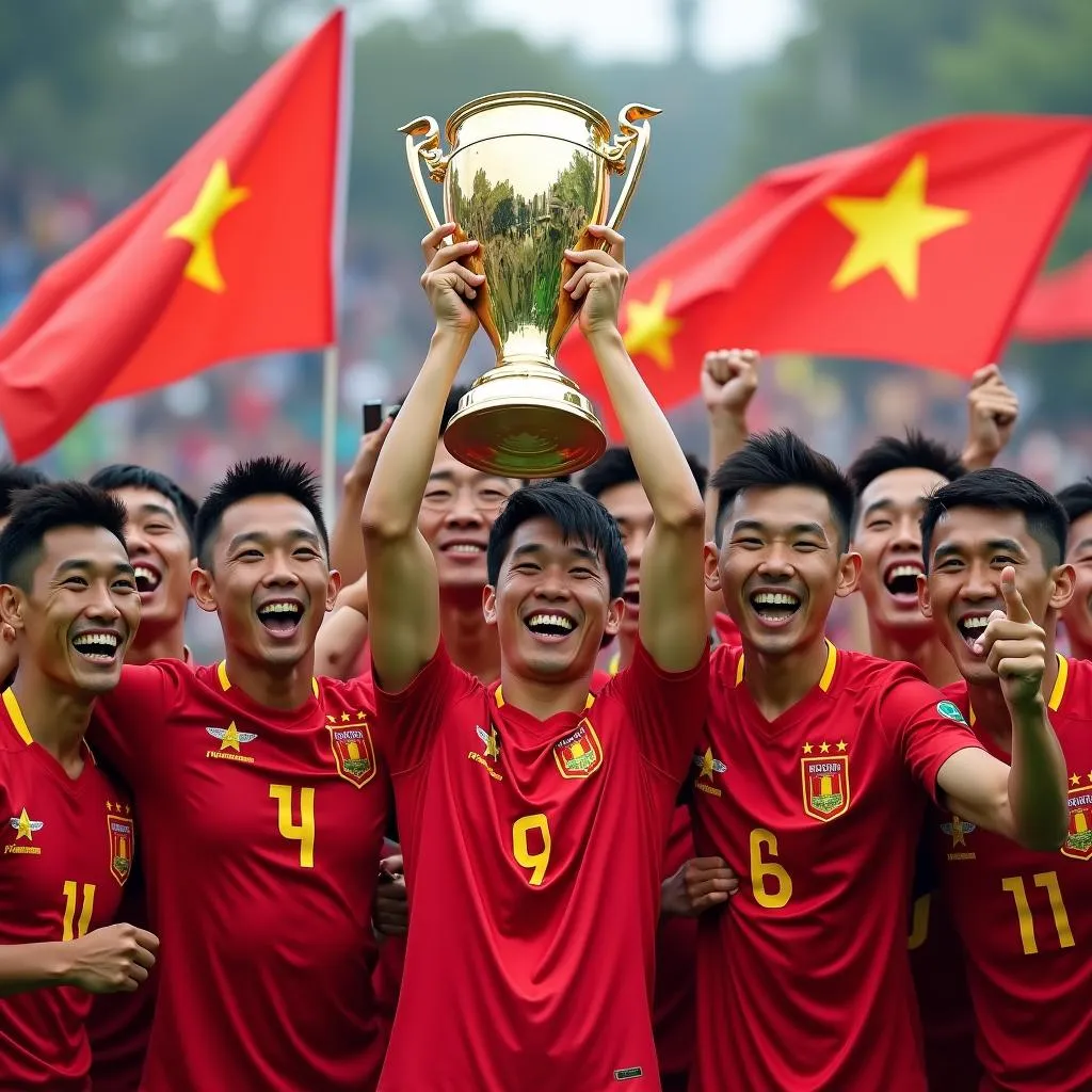 Banner U22 Seagame in hình ảnh các cầu thủ