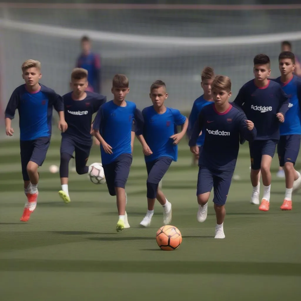 barca academy training