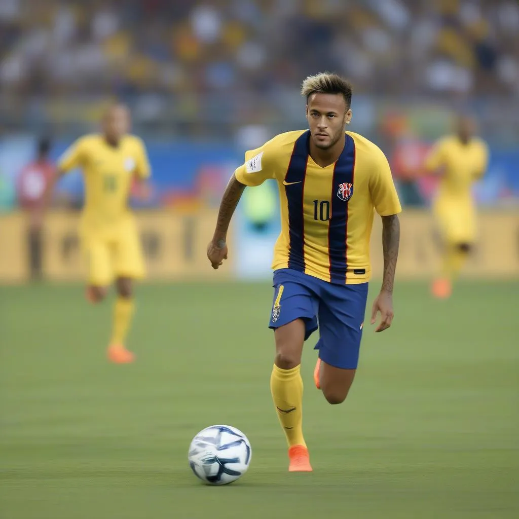 Neymar trong trận đấu