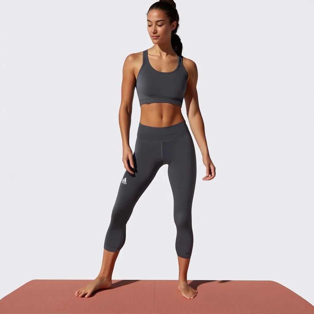 Bộ Quần Áo Yoga Adidas