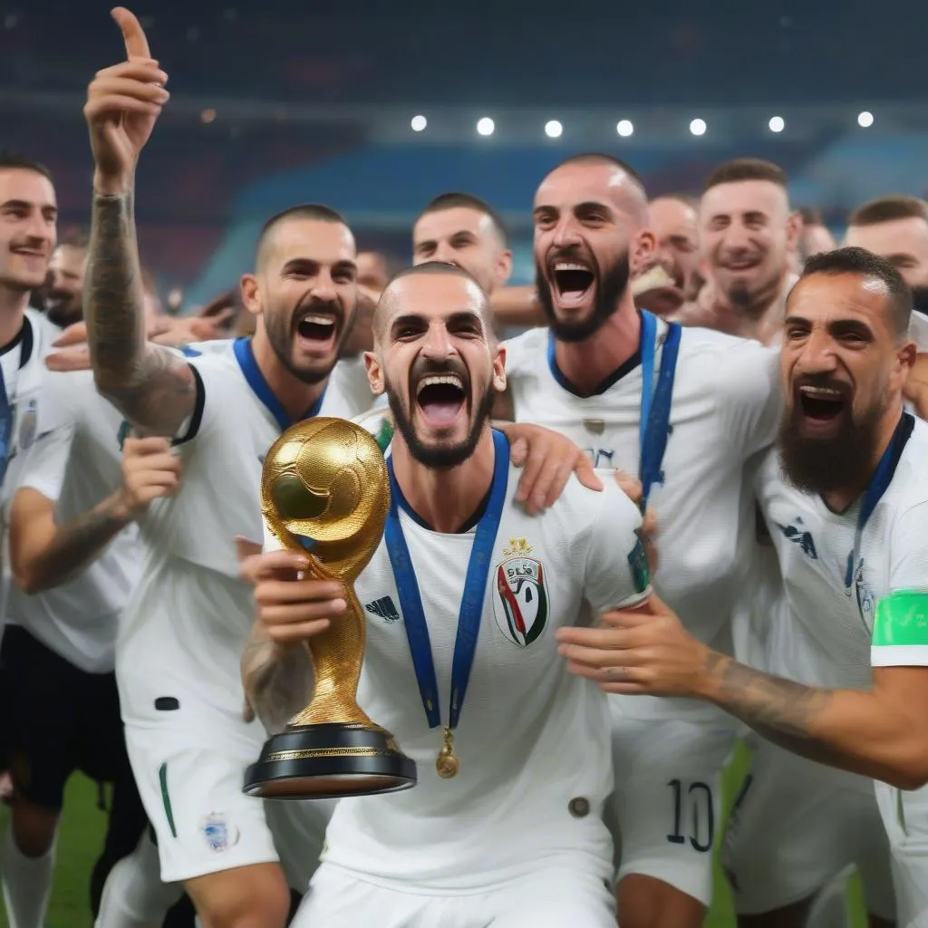 Bonucci với đội tuyển Italia