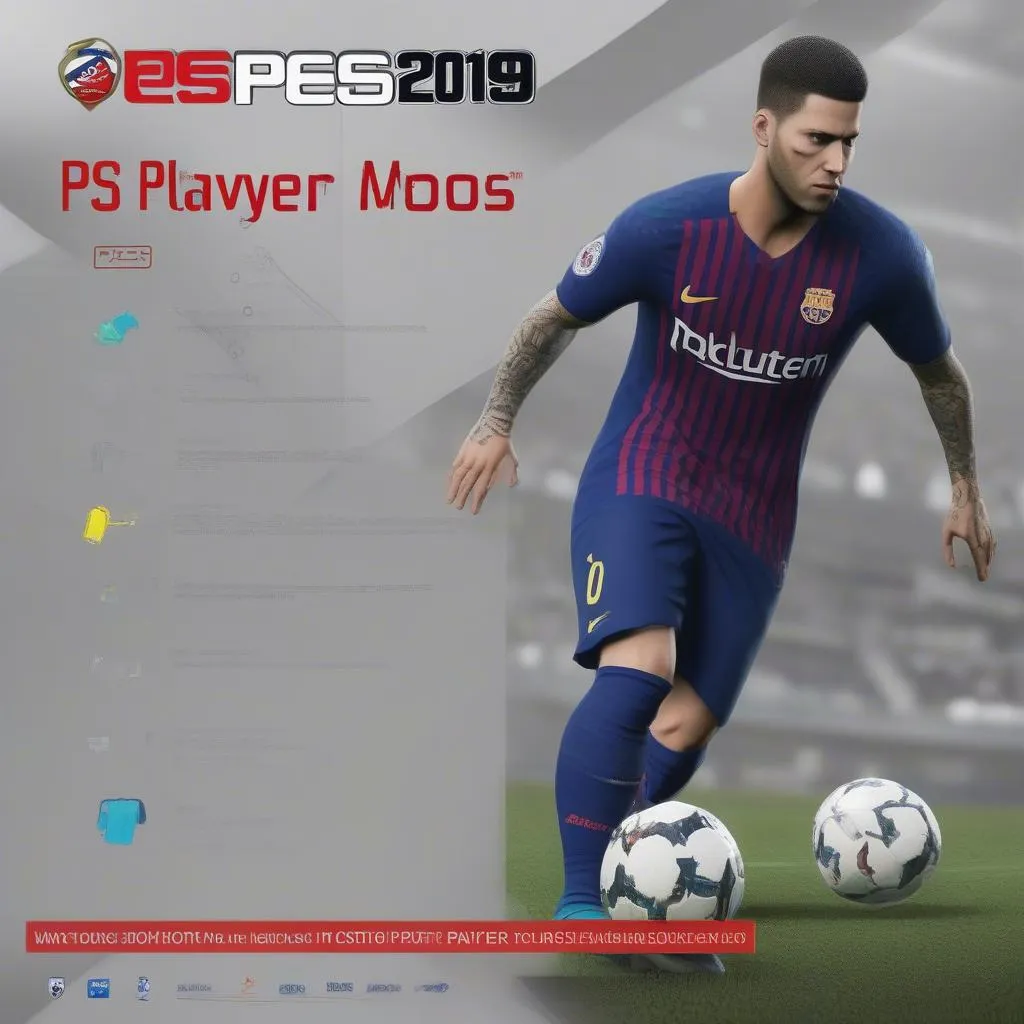 Hướng dẫn cài đặt mod cầu thủ PES 2019