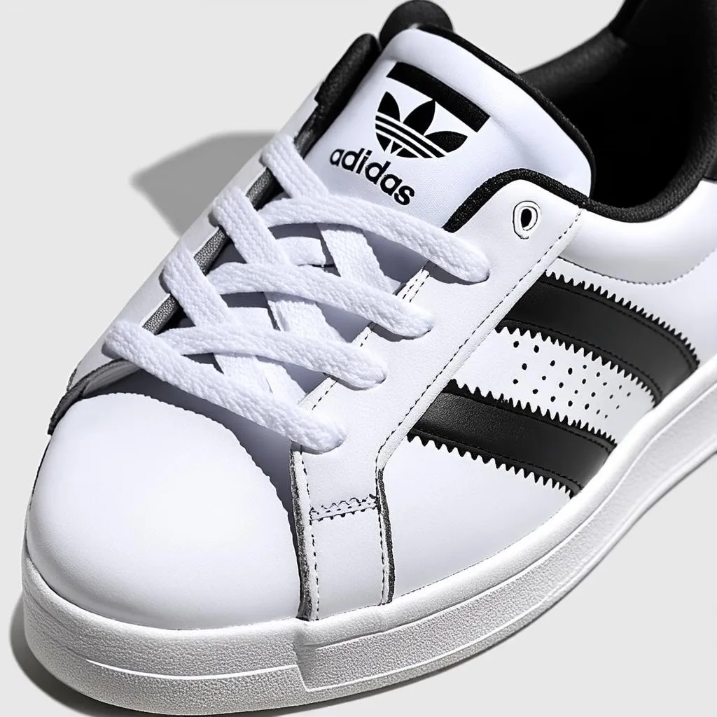 Adidas Campus BZ0085 Trắng Đen