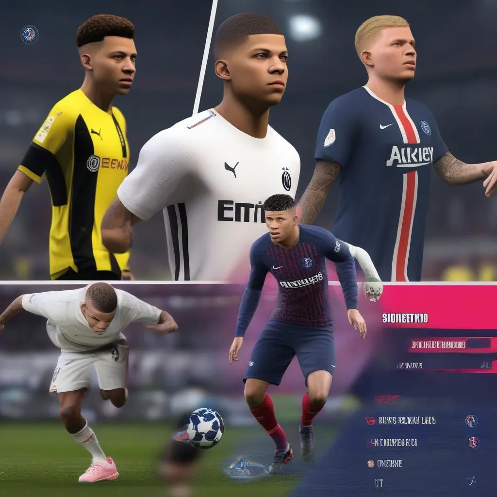 Cập nhật cầu thủ PES 2019 mùa 2019-2020: Mbappe, Sancho, Haaland