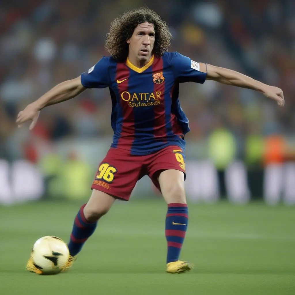 Carles Puyol: Huyền thoại Barcelona, người đã dẫn dắt hàng phòng ngự vững chắc của đội bóng