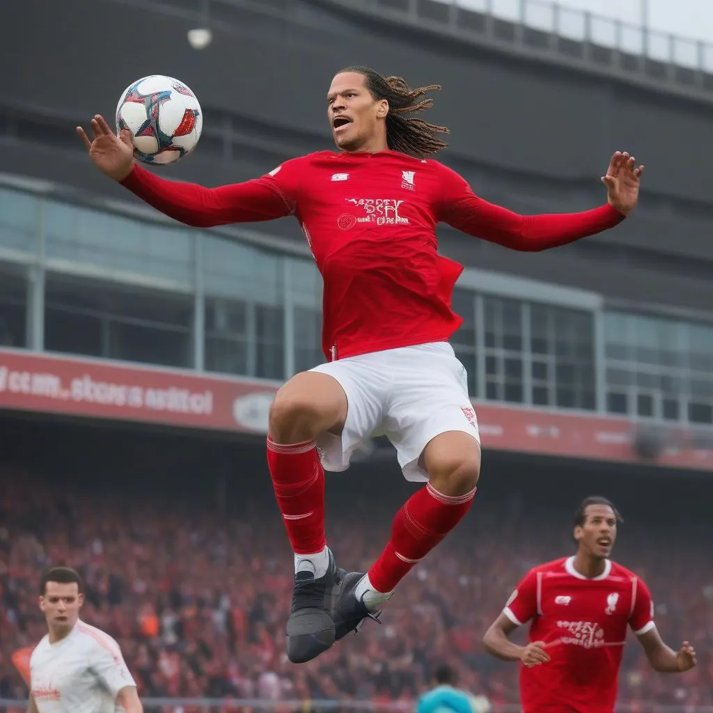 Van Dijk trong FIFA Online 4: Bức tường thành vững chắc 