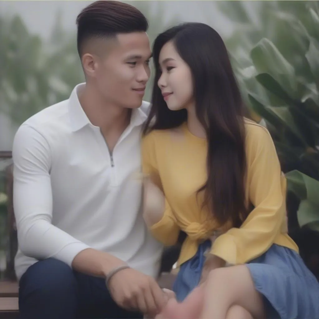 Quang Hải và bạn gái