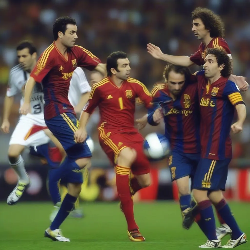 Những Cầu Thủ Tây Ban Nha Huyền Thoại: Xavi, Iniesta, Ramos, Puyol, Casillas