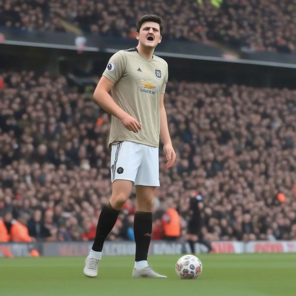 Harry Maguire - Trung vệ cao nhất của MU với chiều cao 1,94 mét