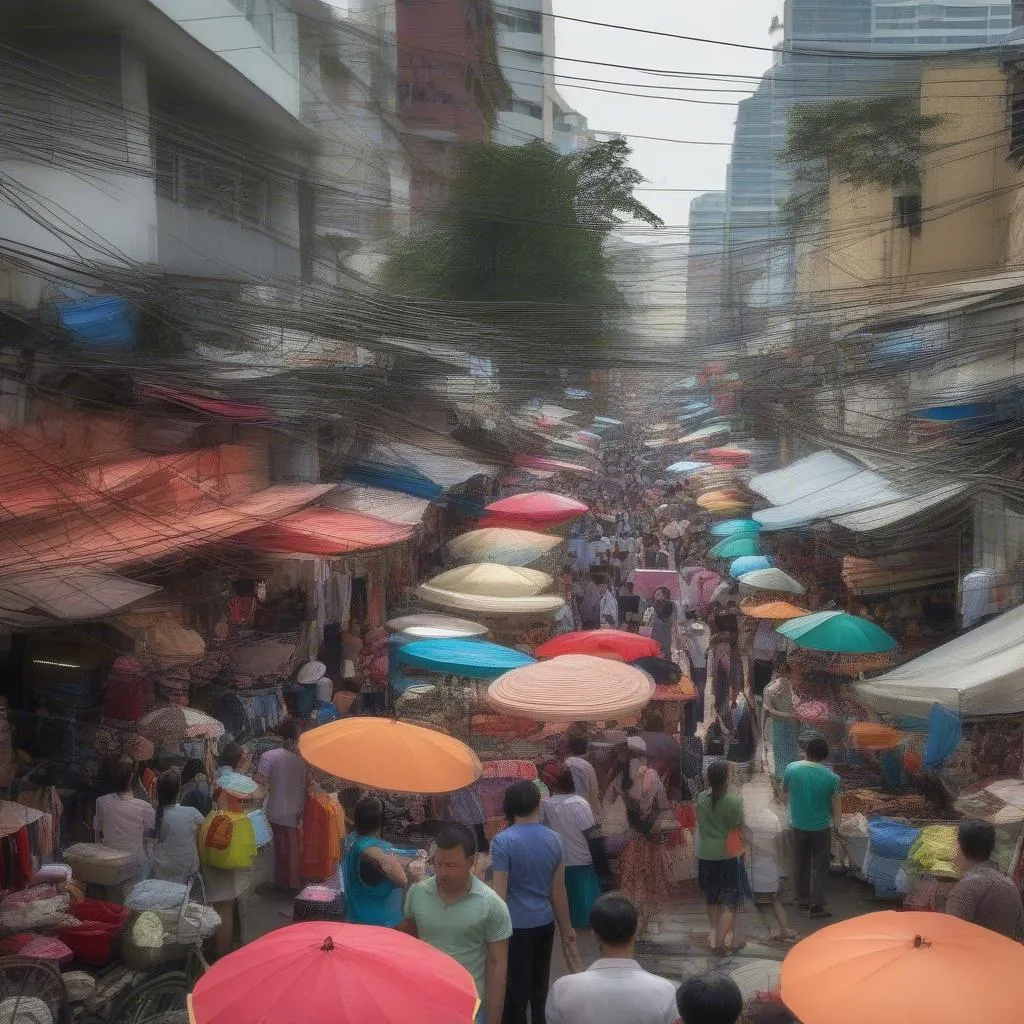 chợ giày an đông