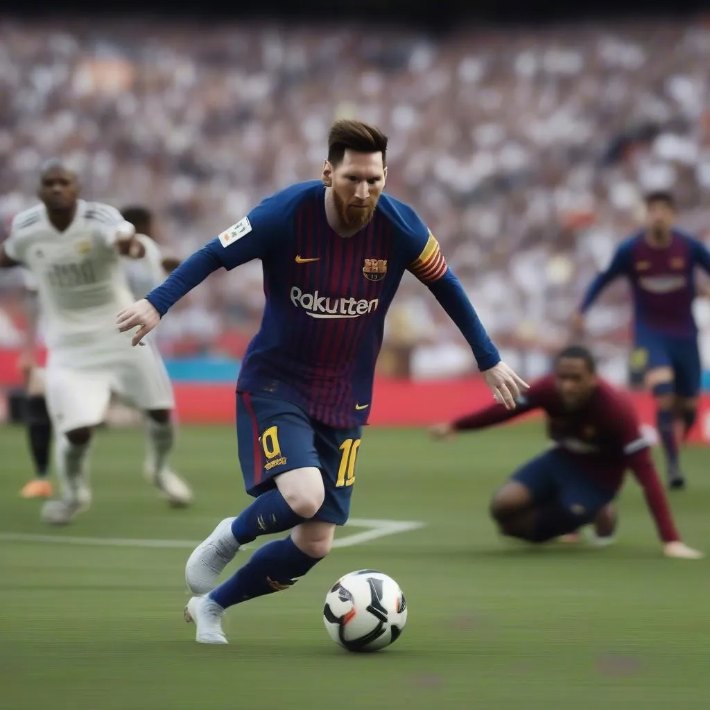 Chữ kí cầu thủ Messi: Dribble điêu luyện và cú sút dứt điểm