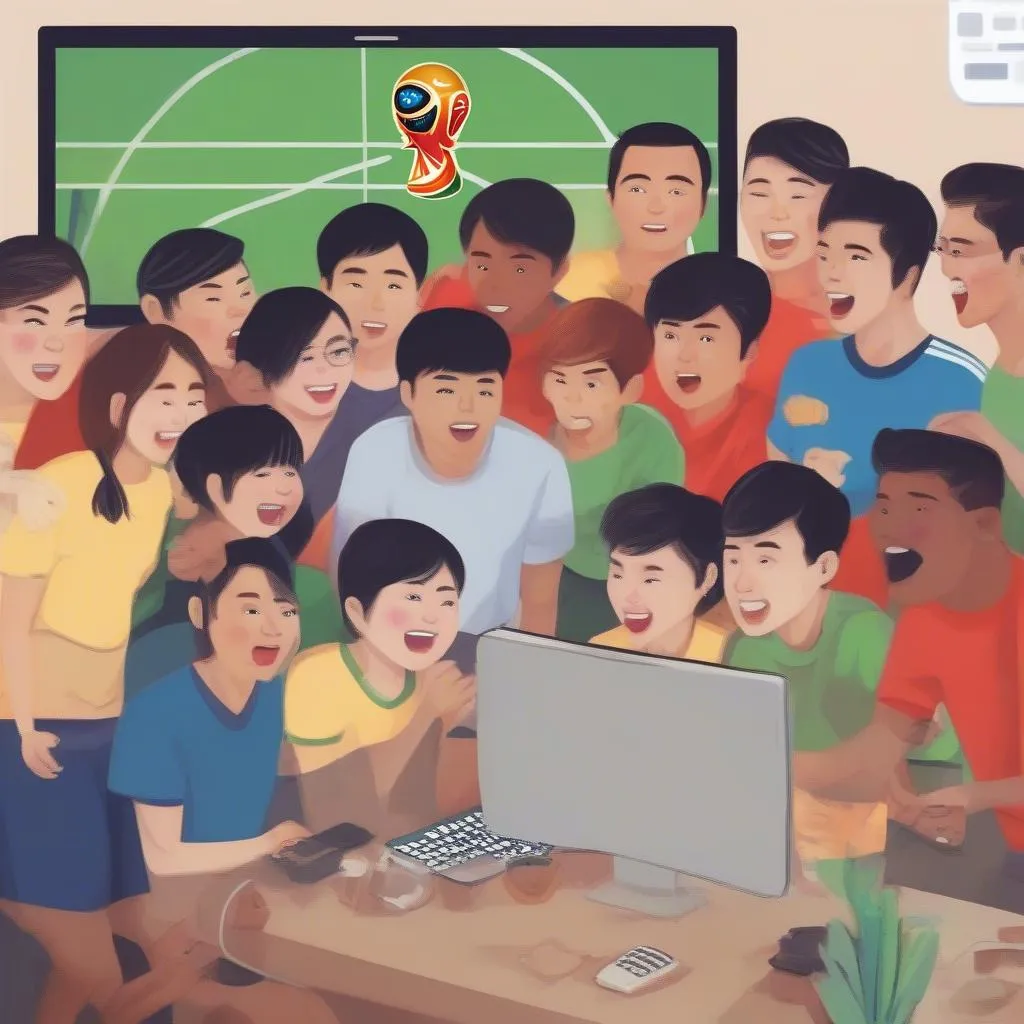 Cộng tác viên viết bài về thể thao viết bài về đội tuyển Việt Nam thi đấu World Cup