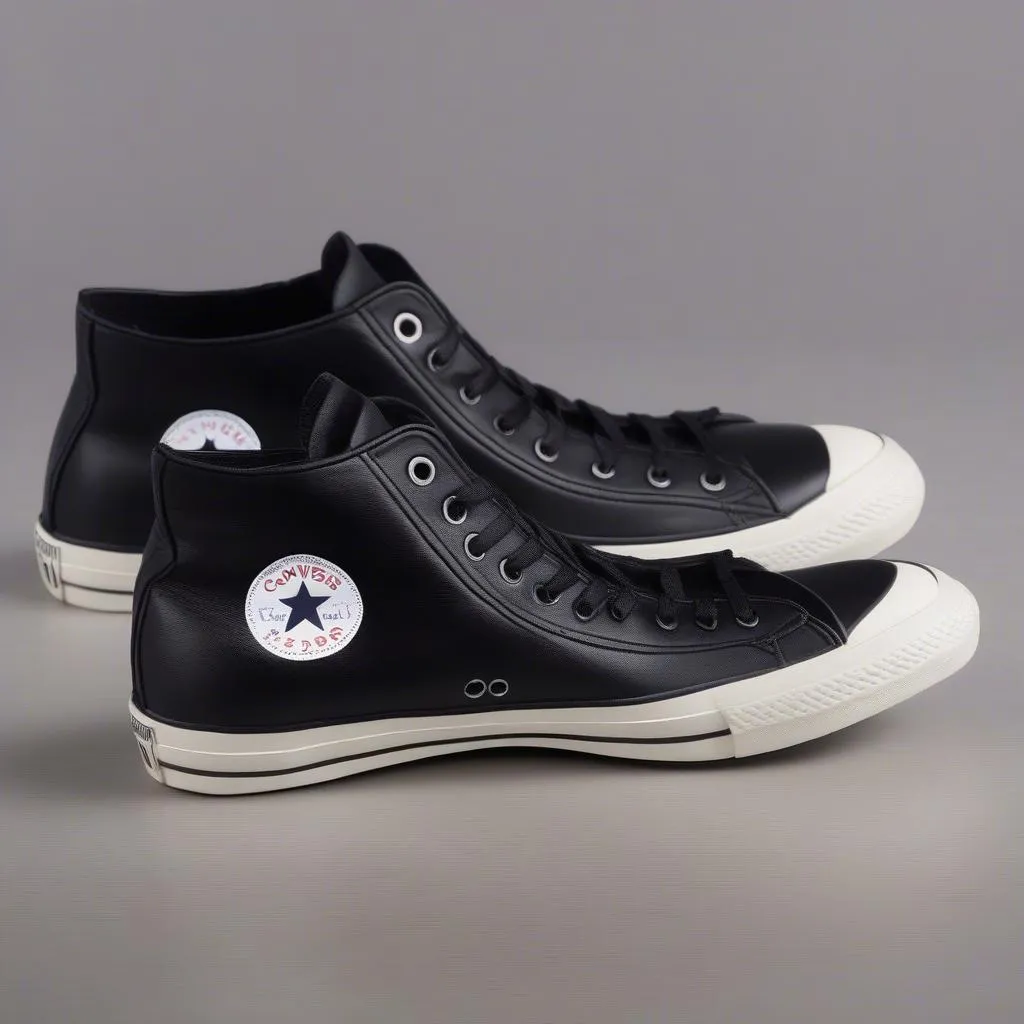 Giày Converse CV-05 Da Đen - Phong Cách Cá Tính