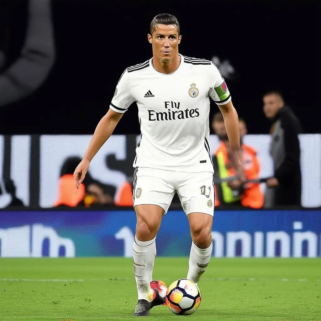 Cristiano Ronaldo chơi bóng