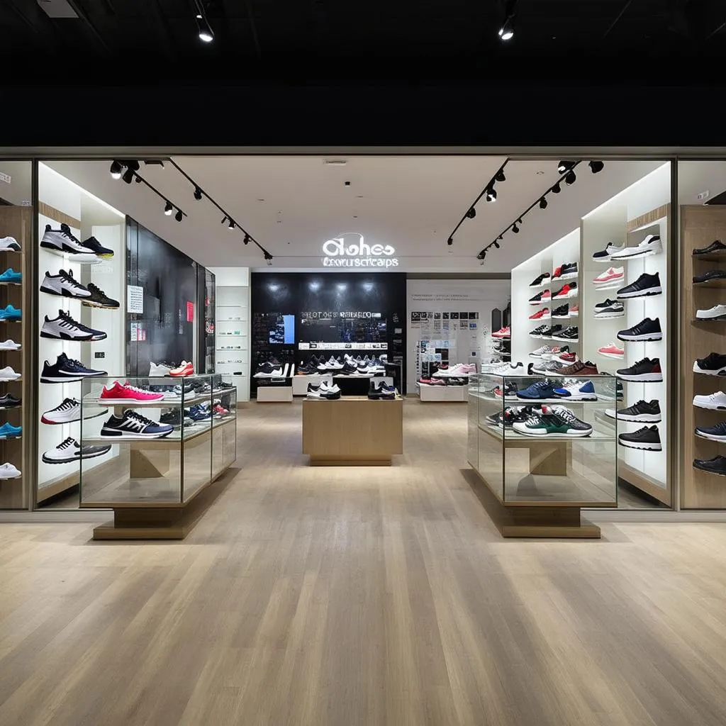 Sneaker shop storefront