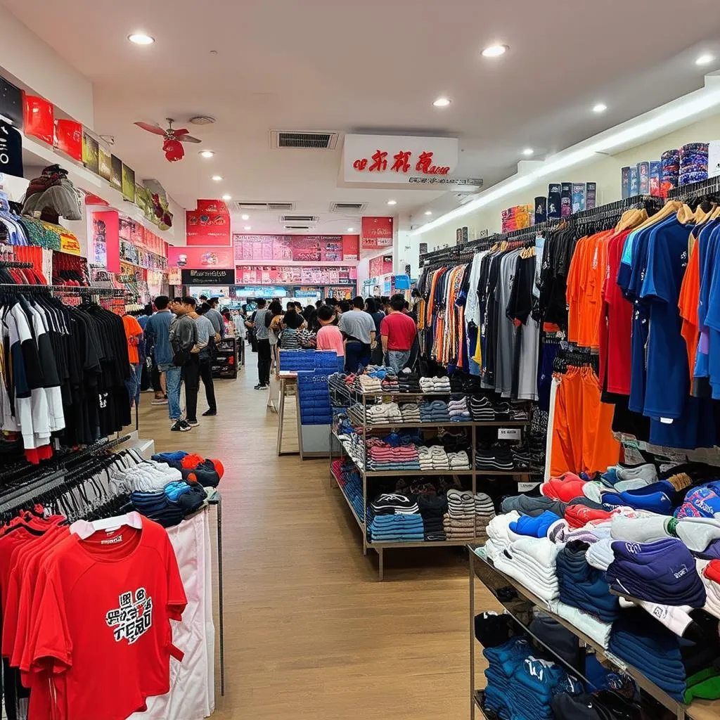 Shop quần áo thể thao Hà Nội