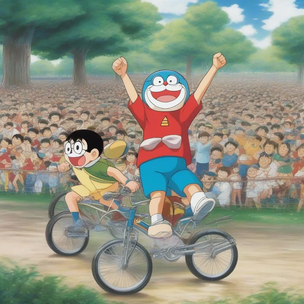 Cuộc đua xe đạp Doremon Nobita