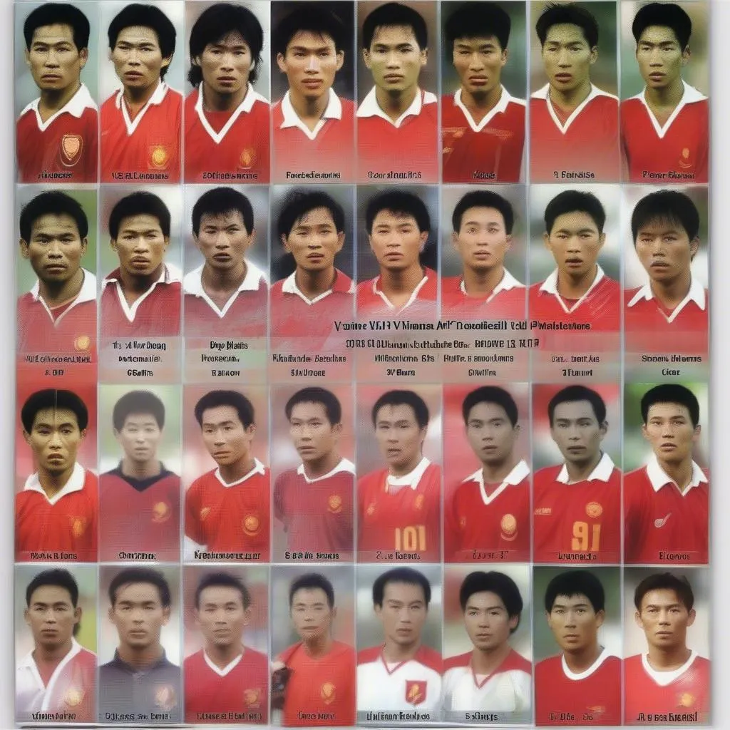 Danh sách đội tuyển Việt Nam tham dự AFF Cup 1998