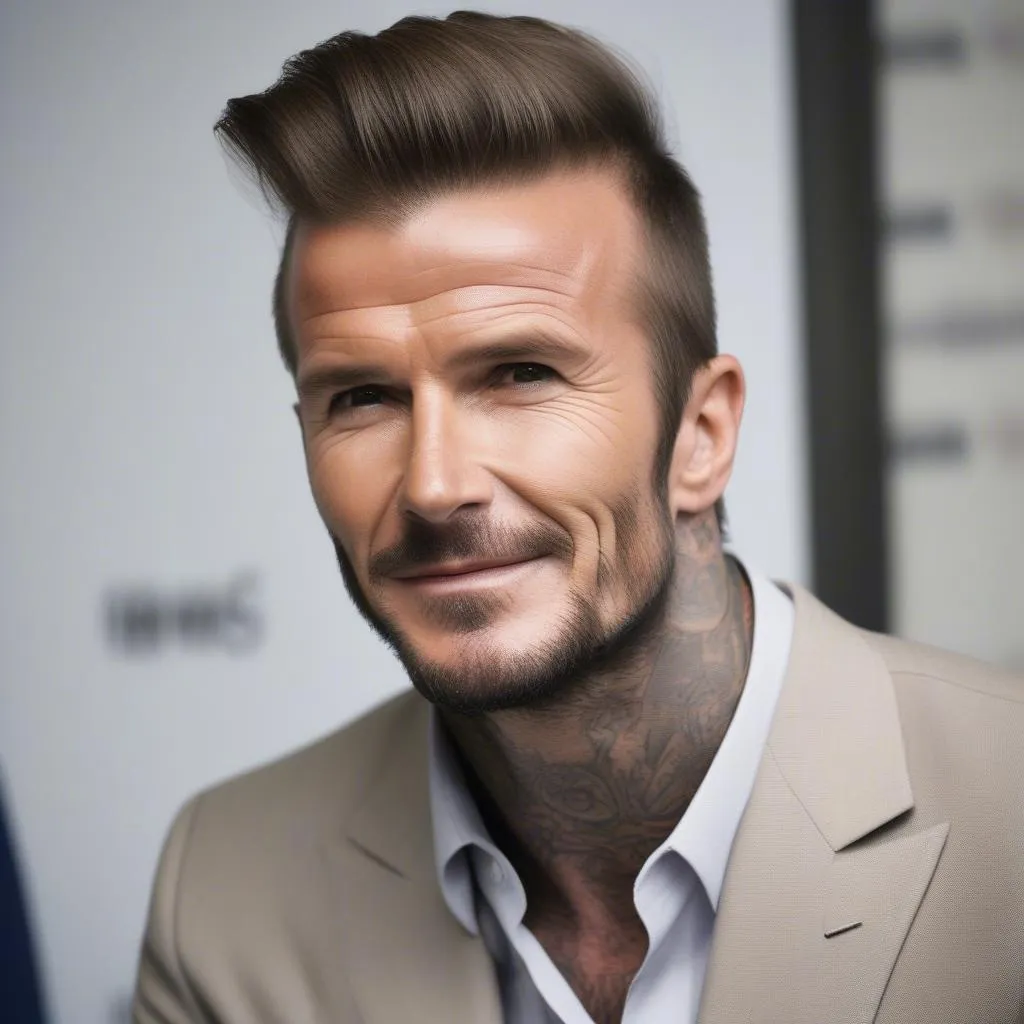 David Beckham, một cầu thủ bóng đá đầy lòng dũng cảm, đã nỗ lực hết mình để chống lại sự kỳ thị và phân biệt đối xử đối với những người nhiễm HIV