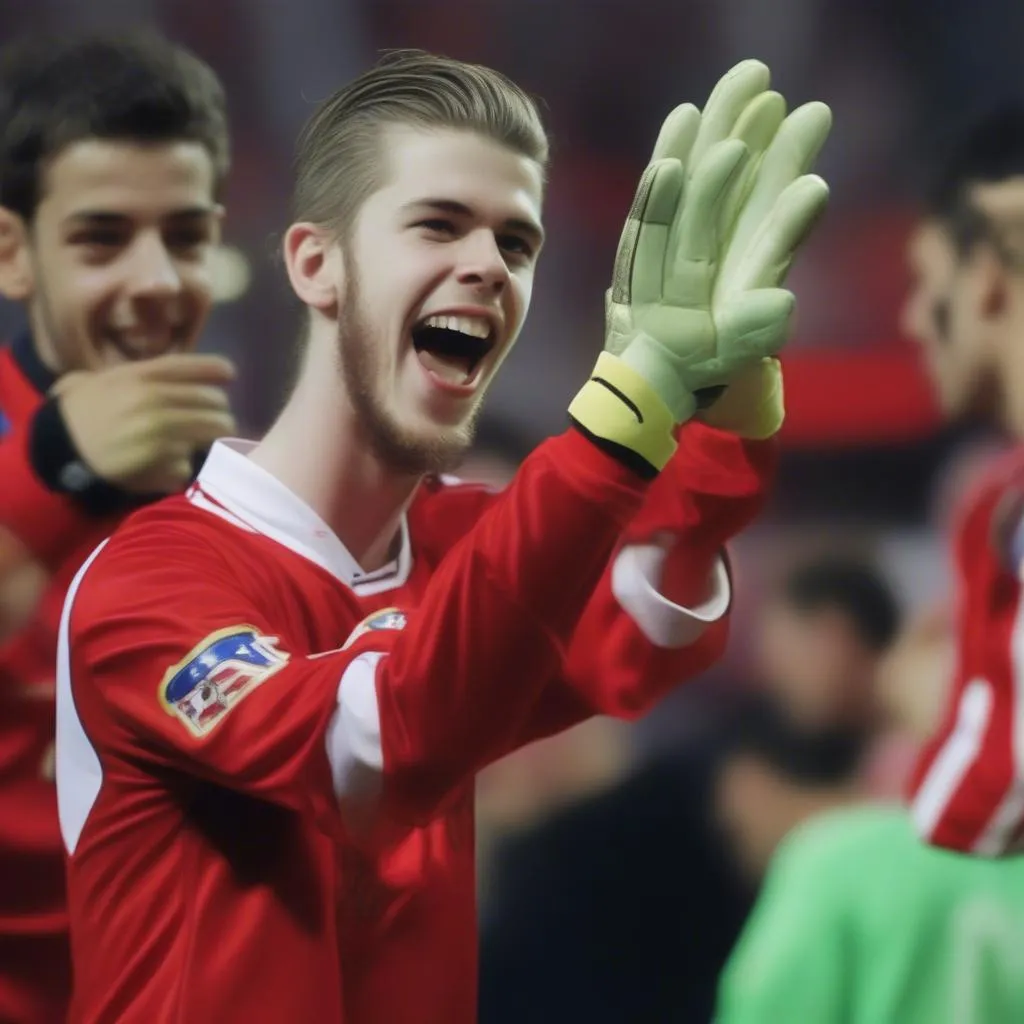 Cầu thủ De Gea thời trẻ tại Atletico Madrid