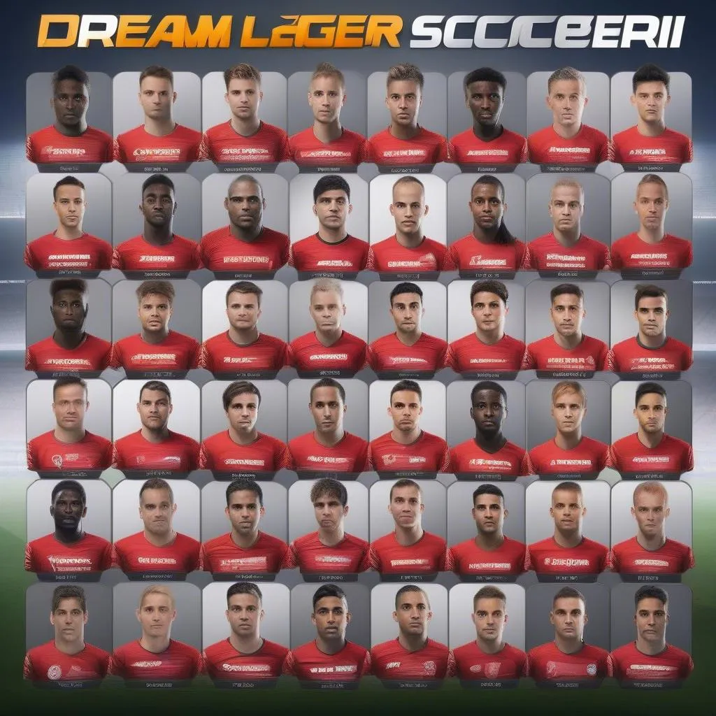 Đội Hình Cầu Thủ Dream League Soccer