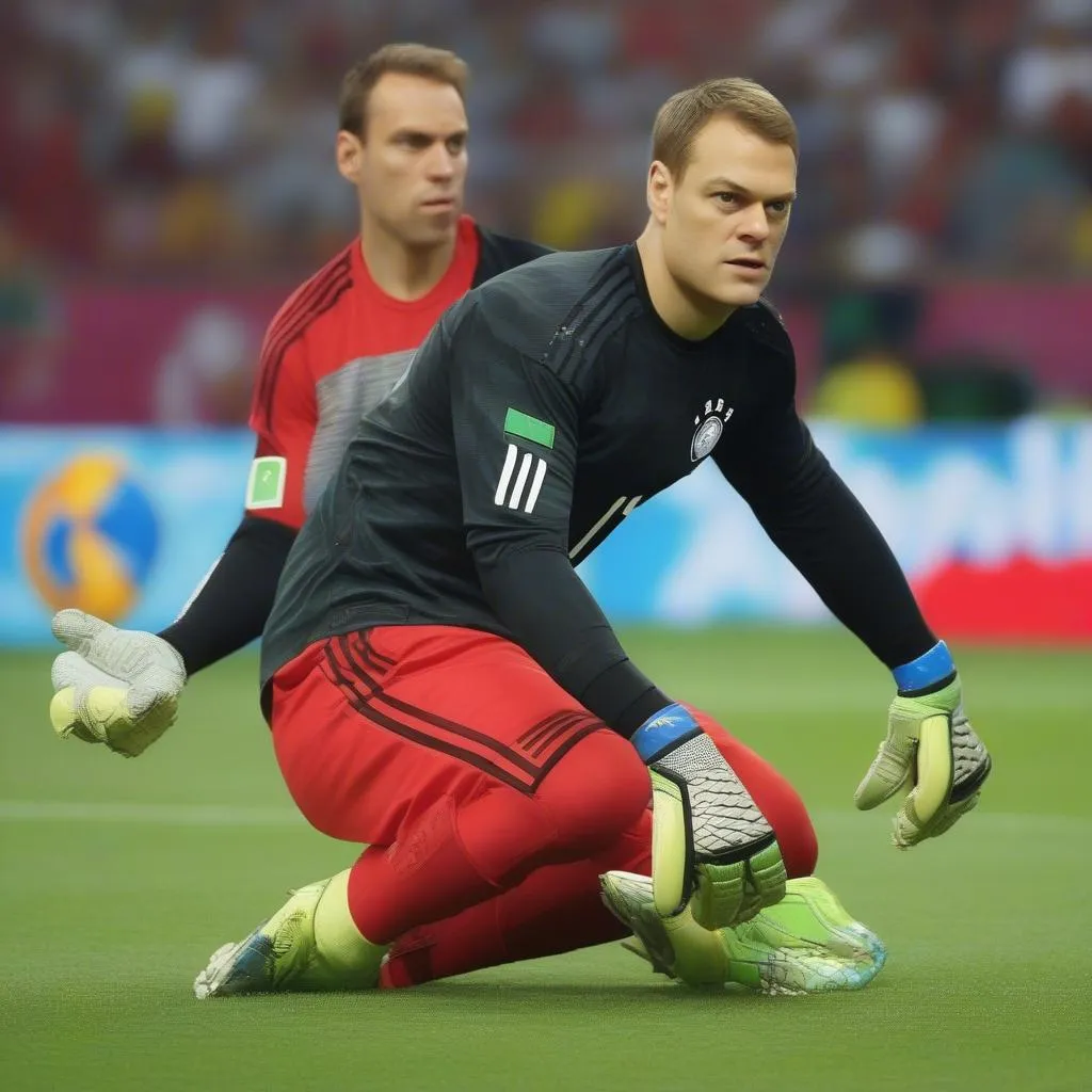 Manuel Neuer - Thủ môn xuất sắc nhất thế giới, là trụ cột của đội tuyển Đức WC 2018