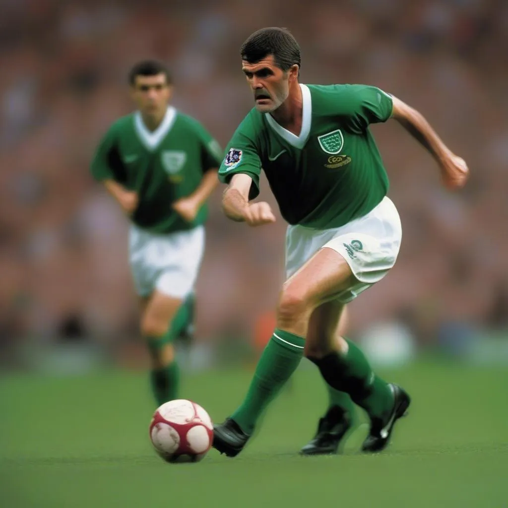 Cầu thủ huyền thoại Roy Keane, đội tuyển Cộng hòa Ireland