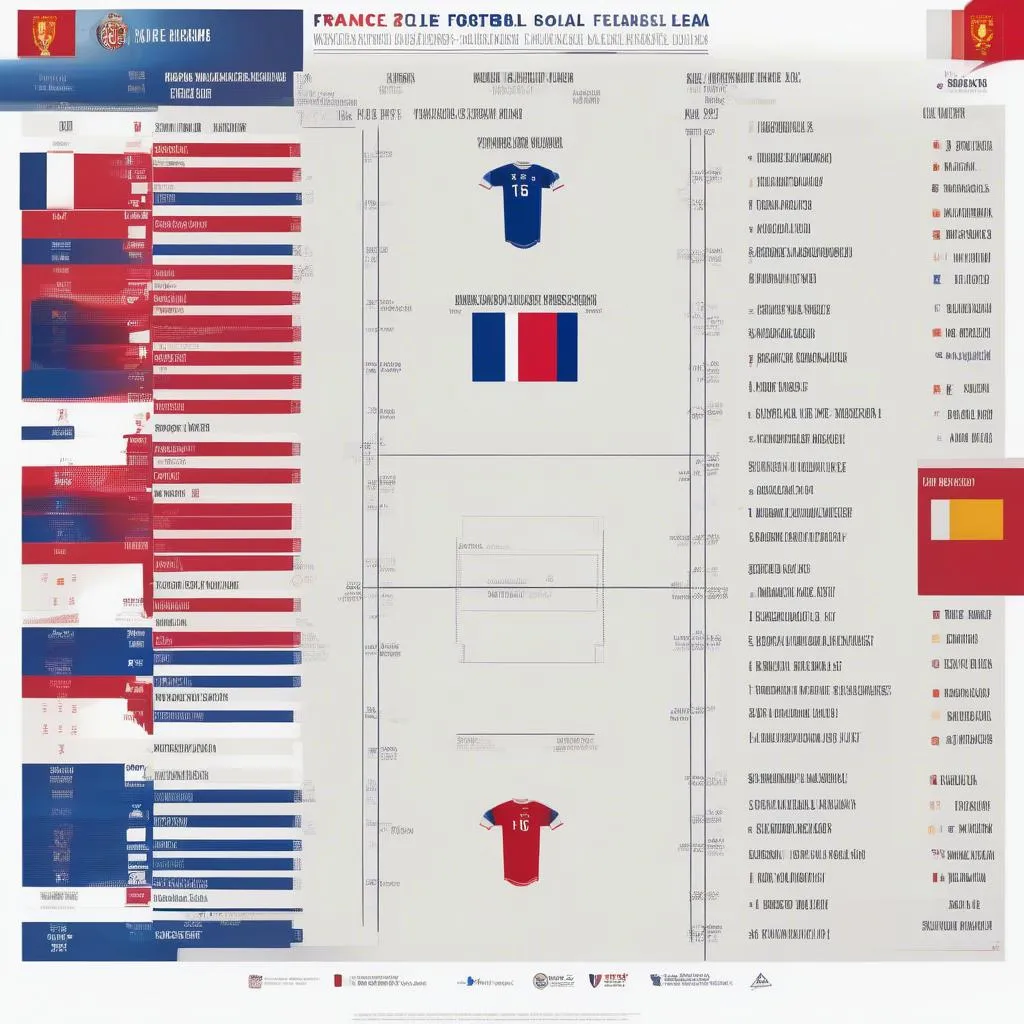 Hình ảnh lịch thi đấu của đội tuyển Pháp tại Champions League được thiết kế vector