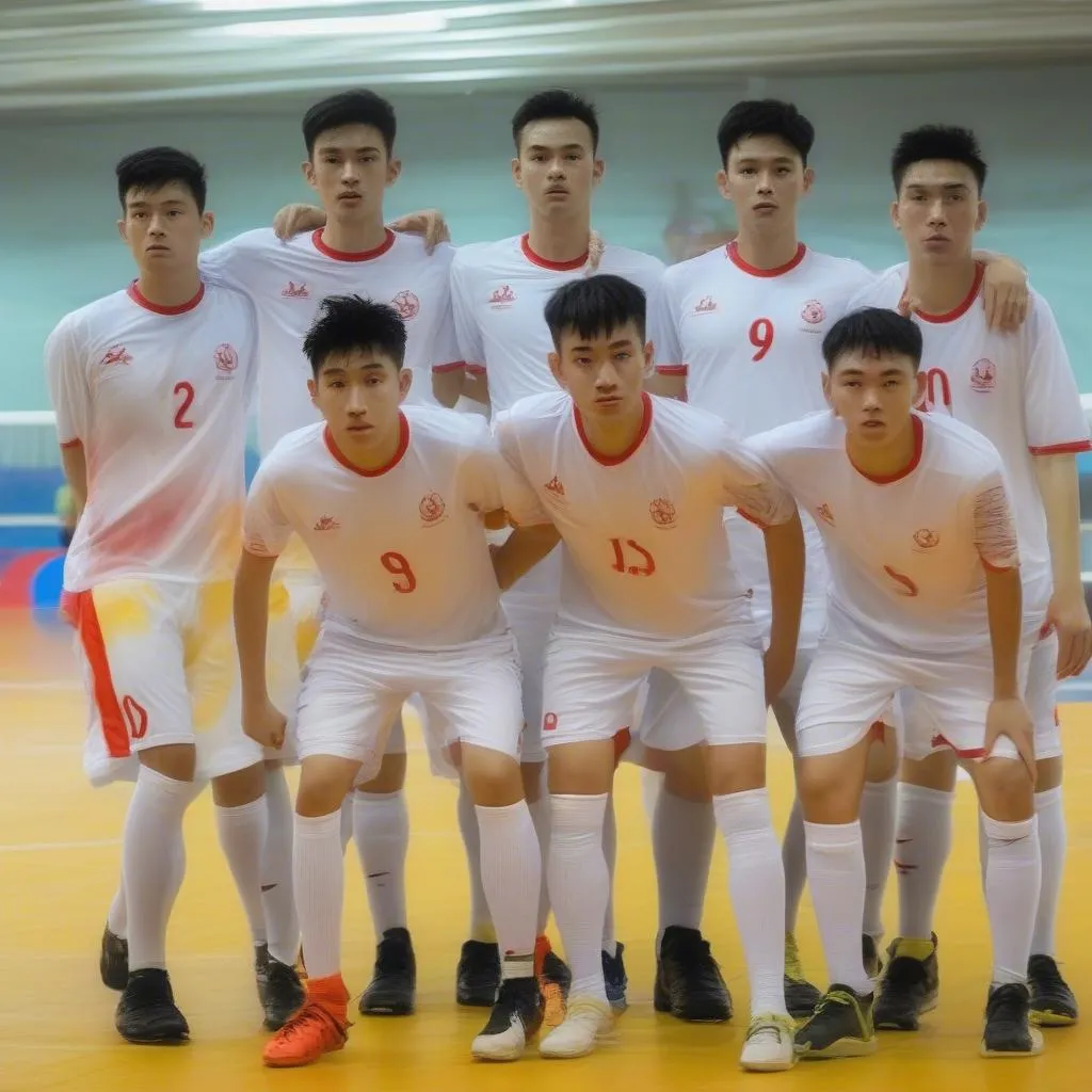 U20 Futsal Việt Nam thi đấu