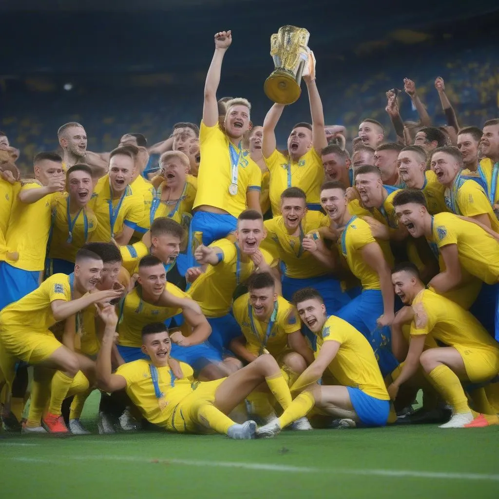 Đội tuyển U20 Ukraina vô địch giải vô địch châu Âu