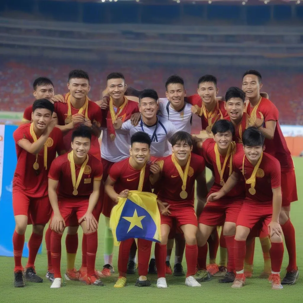 Đội tuyển U22 Việt Nam giành huy chương vàng SEA Games