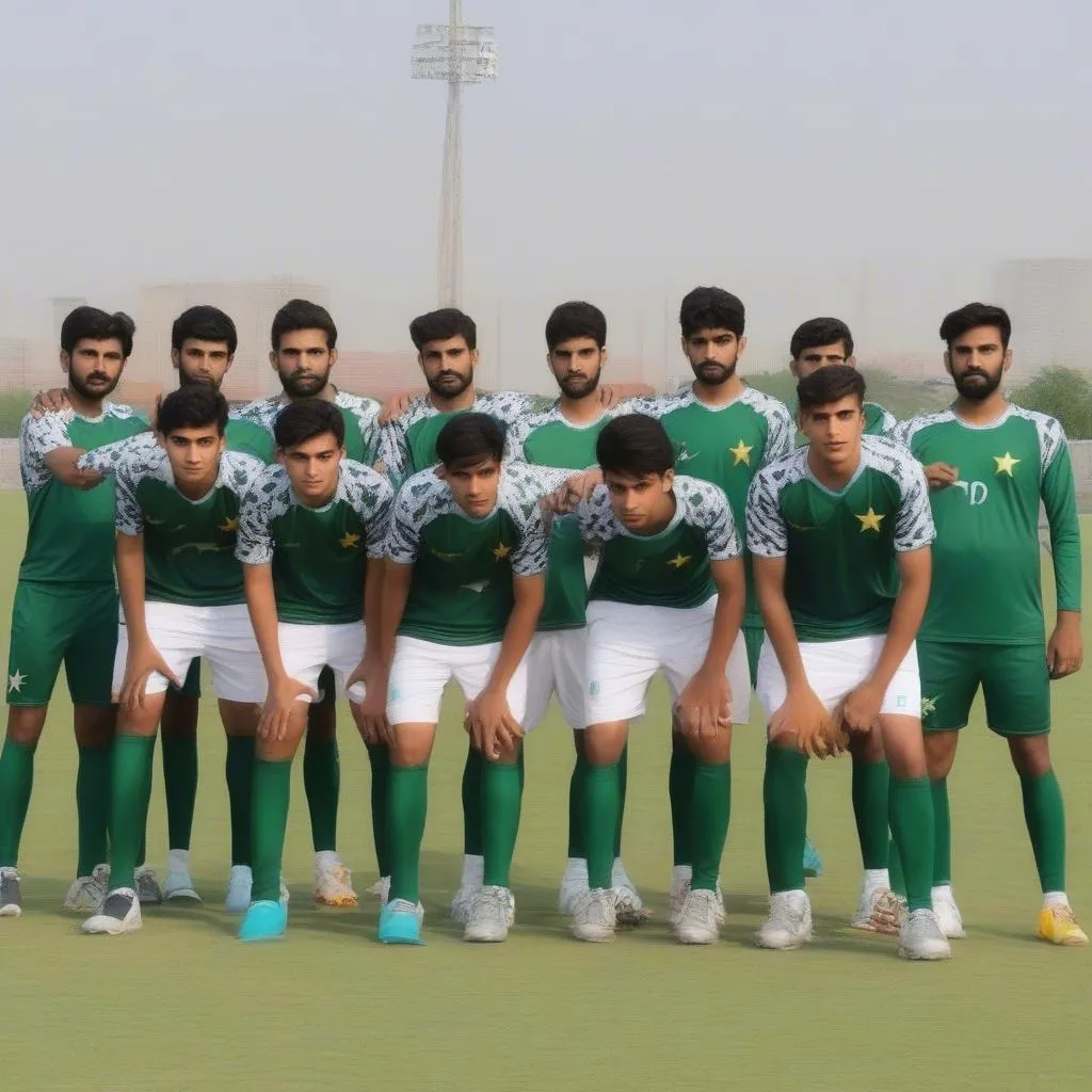 Đội hình của đội tuyển U23 Pakistan với những cầu thủ trẻ đầy triển vọng