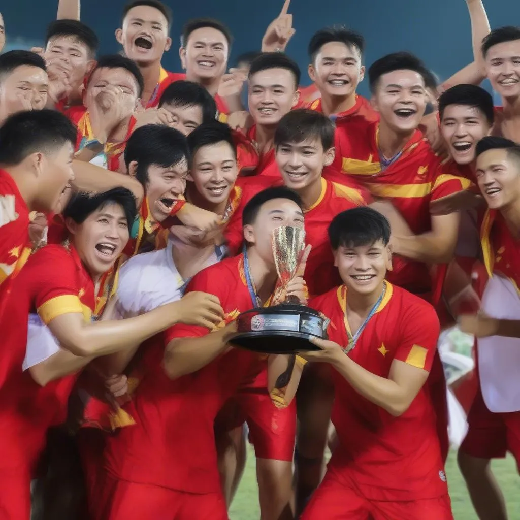 U23 Vietnam winning the 31st SEA Games