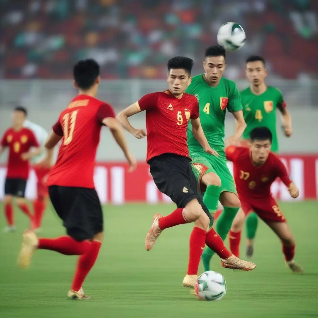 Đội tuyển Việt Nam thi đấu với Iraq tại AFC Asian Cup 2018