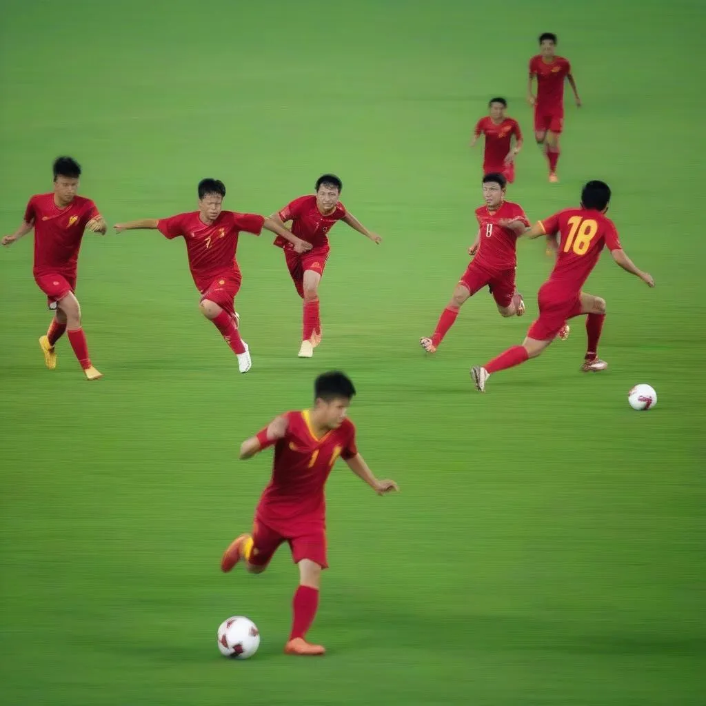 Đội tuyển Việt Nam thi đấu AFF Cup