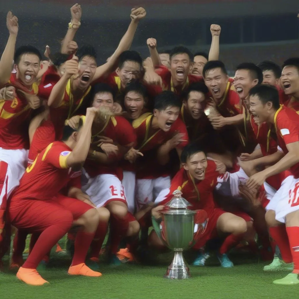 Đội tuyển Việt Nam giành chiến thắng ở AFF Suzuki Cup 