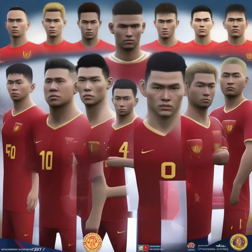 Đội tuyển Việt Nam trong PES 2017 Patch 2019