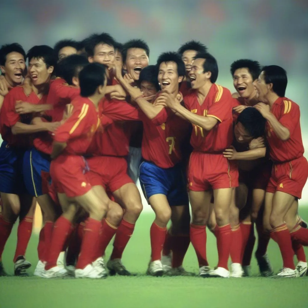 Đội tuyển Việt Nam giành huy chương vàng SEA Games 1991