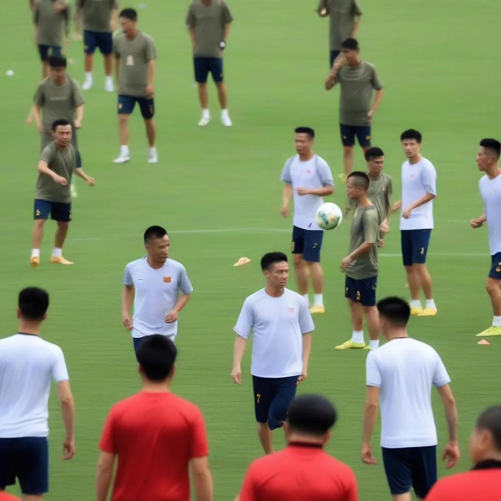 Vietnamese National Football Team Training Session