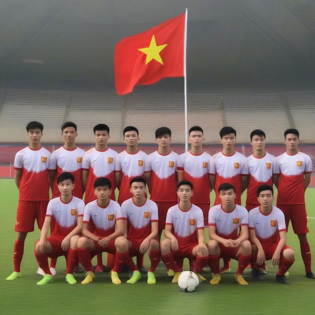 Đội U19 Việt Nam mới không có cầu thủ HAGL, hình ảnh minh họa về đội tuyển U19 Việt Nam mới