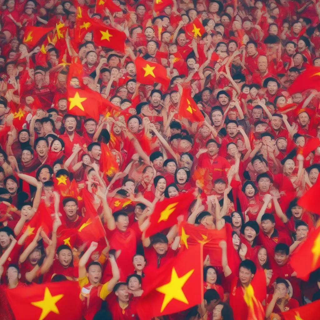 Vietnamese soccer fans